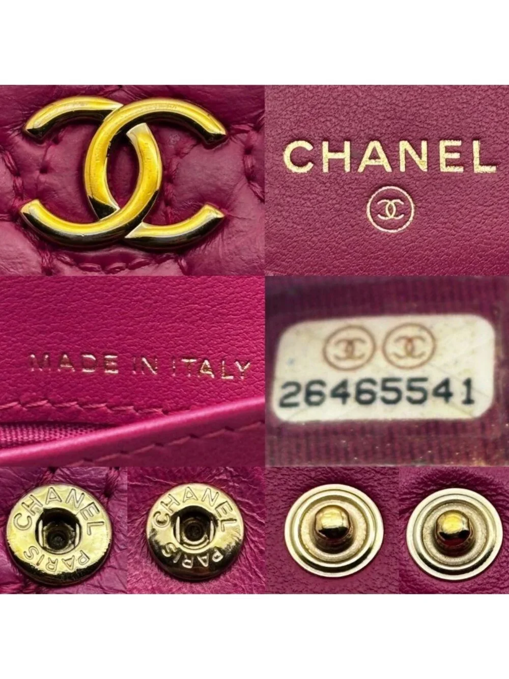 Chanel Wallet Camellia No 5 Stitch Trifold Compact